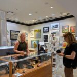 Gallery 3 - ADAS President, Julia O'Reilly in Blackhawk Gallery. Photo by ARTSCCC.