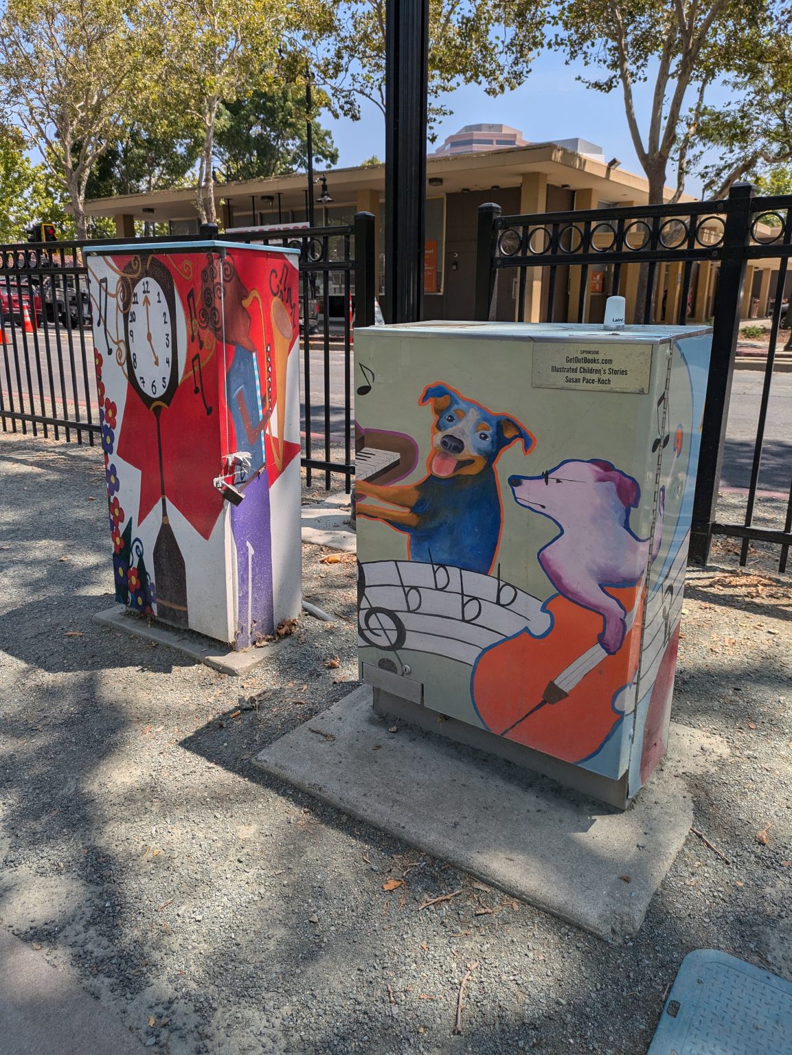 Gallery 7 - Artwork by Susan Pace-Koch part of CAA Utility Box Project. Photo by ARTSCCC.