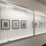 Gallery 1 - Artwork by Avery Liell-Kok, Linda Wilson and Cybele Gerachis at an Art Passages exhibit at the County Administration Building in Martinez, CA. Photo by ARTSCCC.