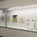 Gallery 2 - Artwork by Linda Wilson and Cybele Gerachis at an Art Passages exhibit at the County Administration Building in Martinez, CA. Photo by ARTSCCC.