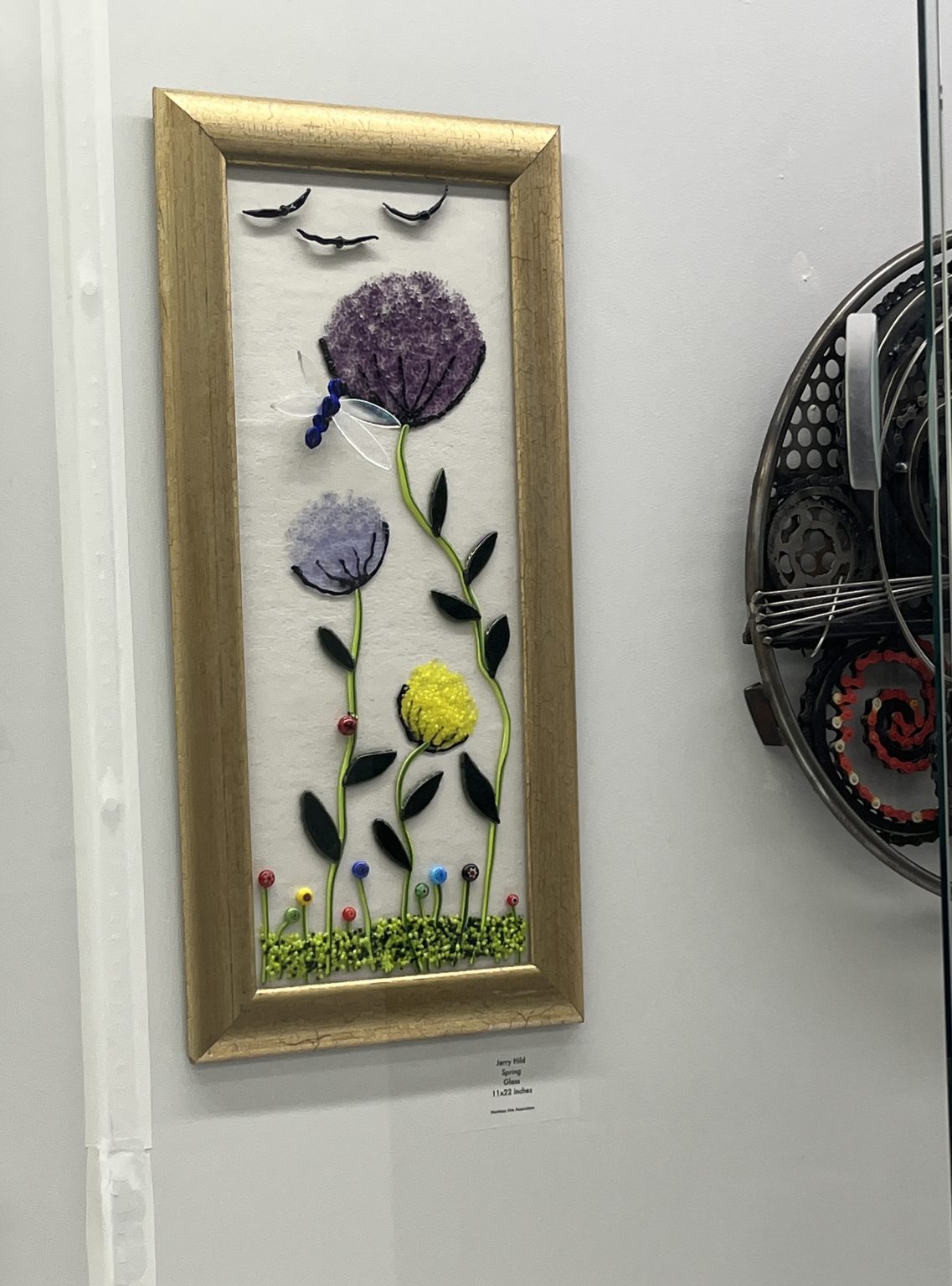 Gallery 2 - Artwork by Jerry Hild at an Art Passages exhibit at the County Administration Building in Martinez, CA. Photo by ARTSCCC.