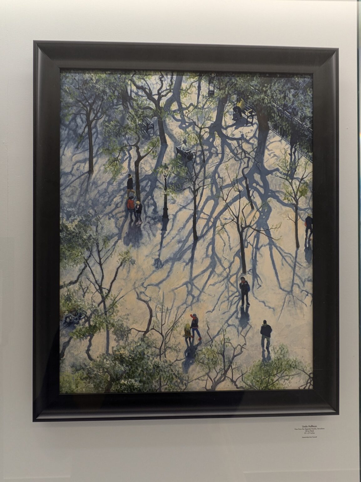 Gallery 1 - Artwork by Linda Huffman at an Art Passages Exhibit at the County Administration Building in Martinez, CA. Photo by ARTSCCC.