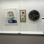 Gallery 3 - Artwork by Pamela McCauley, Jerry Hild, and Nathaniel Holbein of the Martinez Art Association at an Art Passages exhibit at the County Administration Building in Martinez, CA. Photo by ARTSCCC.