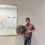 Gallery 2 - Artist Nate Holbein at an Art Passages Exhibit at the County Administration Building in Martinez, CA. Photo by ARTSCCC.