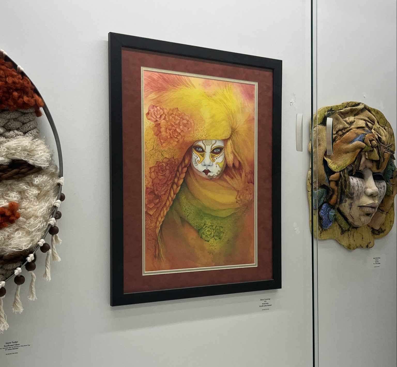 Gallery 1 - Artwork by Sherry Cummings at an Art Passages Exhibit at the County Administration Building in Martinez, CA. Photo by ARTSCCC.
