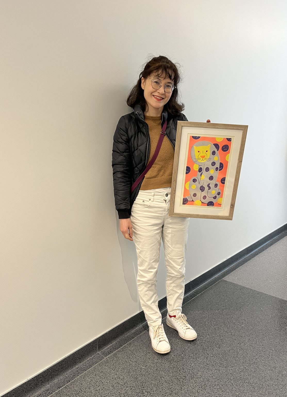 Gallery 5 - Artist Jacqueline Sarah Brown at an Art Passages Exhibit at the County Administration Building in Martinez, CA. Photo by ARTSCCC.