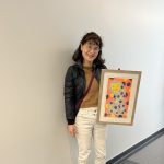 Gallery 5 - Artist Jacqueline Sarah Brown at an Art Passages Exhibit at the County Administration Building in Martinez, CA. Photo by ARTSCCC.