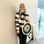 Gallery 2 - Artist Jennifer Riggs at an Art Passages Exhibit at the County Administration Building in Martinez, CA. Photo by ARTSCCC.