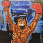 Gallery 1 - Brandon Harris artwork. ARTSCCC photo. 