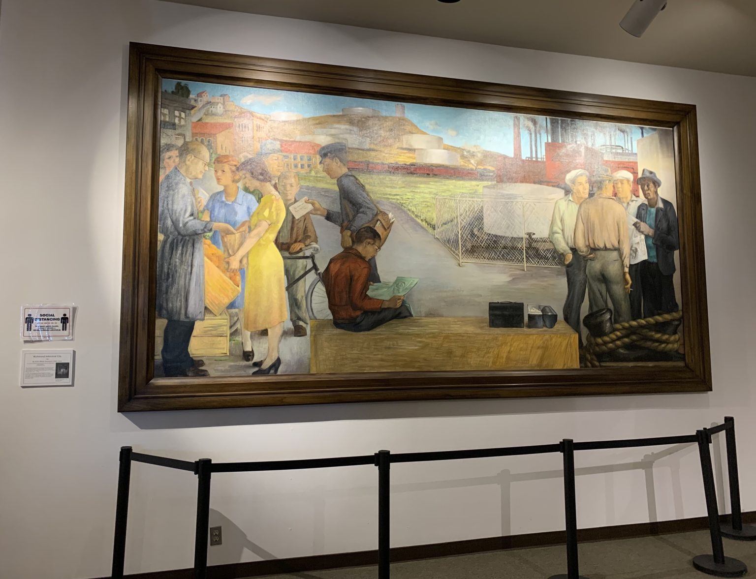 Gallery 1 - “Richmond Industrial City” by Victor Arnautoff. ARTSCCC photo.