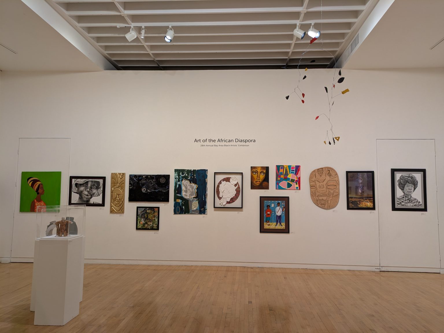 Gallery 15 - Main Gallery at the Art of the 2025 African Diaspora exhibit at the Richmond Art Center. ARTSCCC photo.