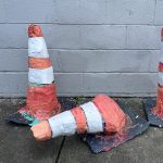 Gallery 2 - Photo of three traffic cones.