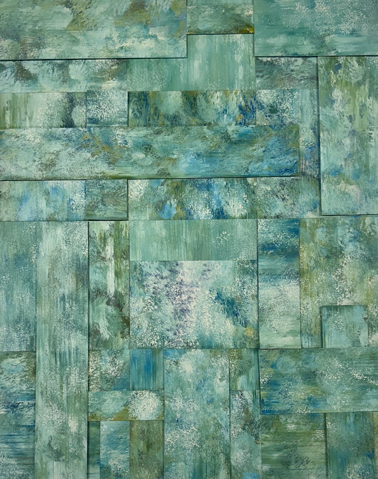 Gallery 4 - Acrylic abstract art image 15x19