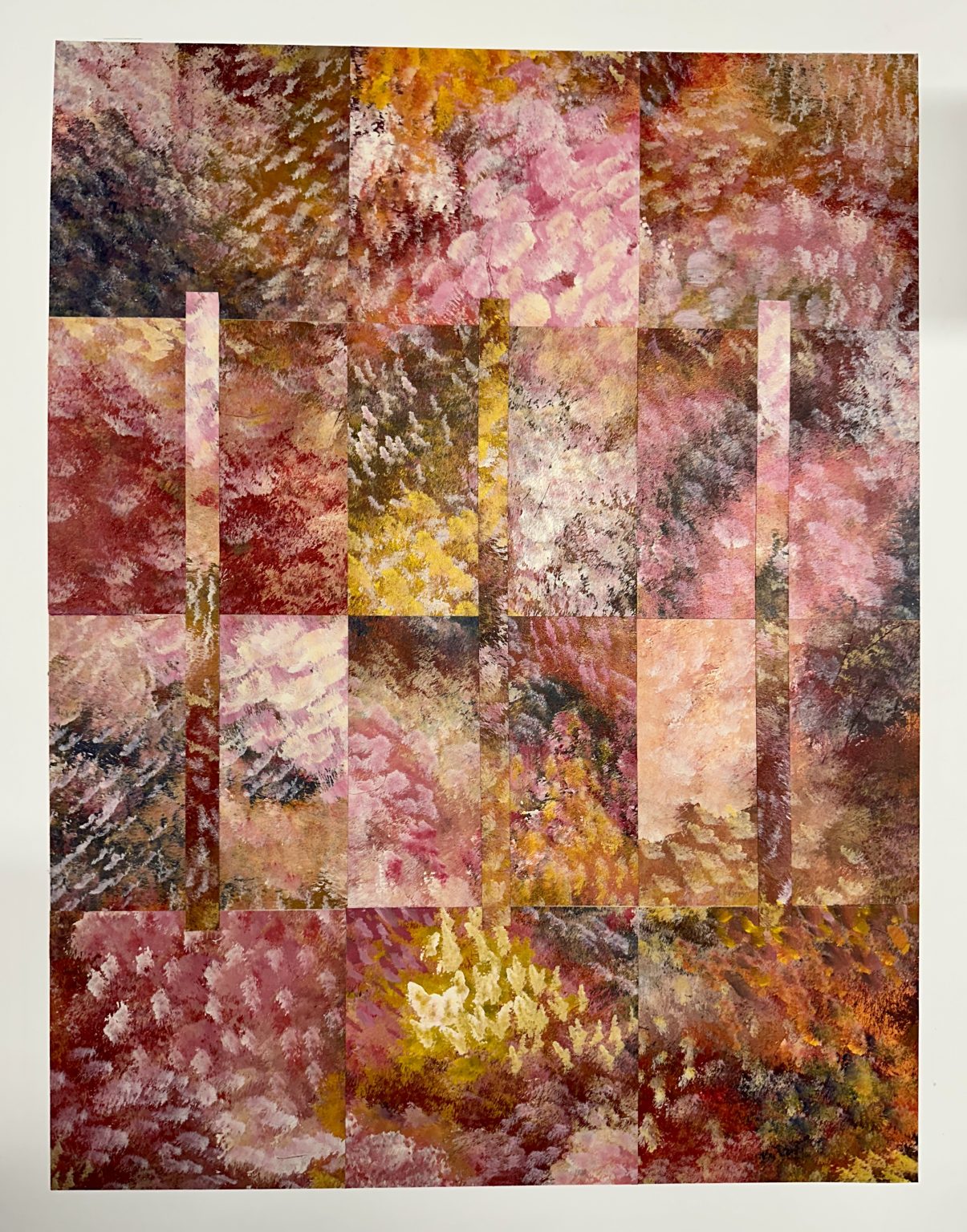 Gallery 3 - Acrylic abstract painting 15x19 image