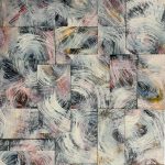 Gallery 5 - Acrylic abstract on paper. Image 15x19. Minimally three dimensional. 