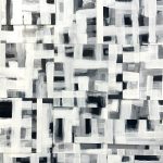 Gallery 6 - Acrylic abstract on paper. Image 15x19. Minimally three dimensional. 