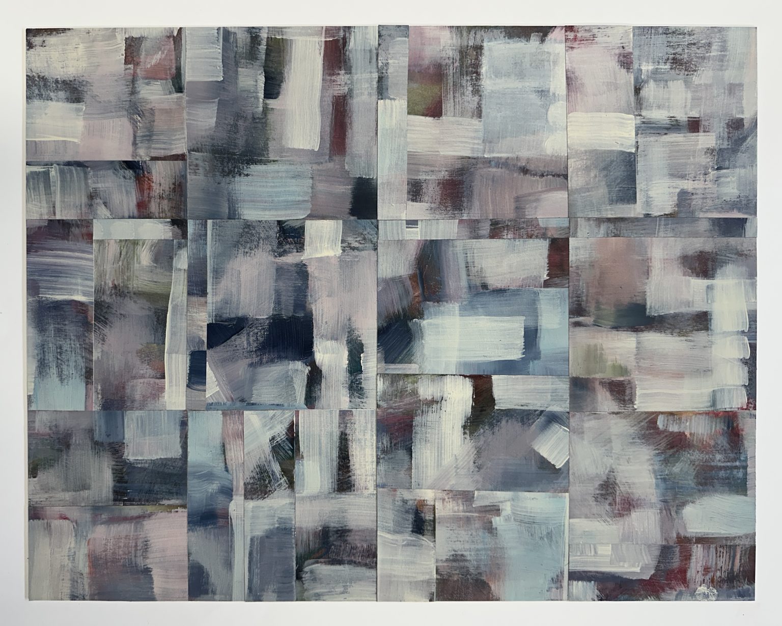 Gallery 7 - Acrylic abstract on paper. Image 15x19. 