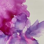 Gallery 1 - Abstract , somewhat floral.  colors are purples, pinks mauves