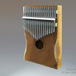 Gallery 3 - 3D model of the musical instrument Kalimba