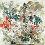 Gallery 4 - Abstract painting of flowers.