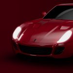 Gallery 5 - 3D model of a red Ferrari
