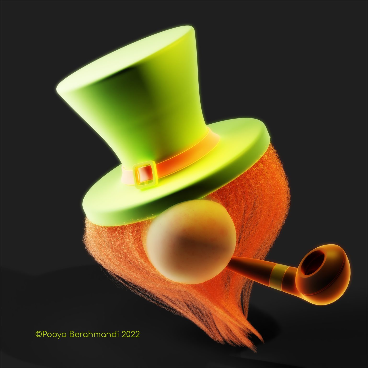Gallery 6 - 3D Model of a stylized Leprechaun