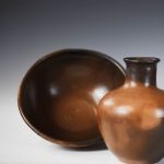 Gallery 2 - Photo of Brown bowl and two vase