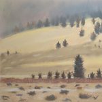 Gallery 3 - Yellow hills and pine trees