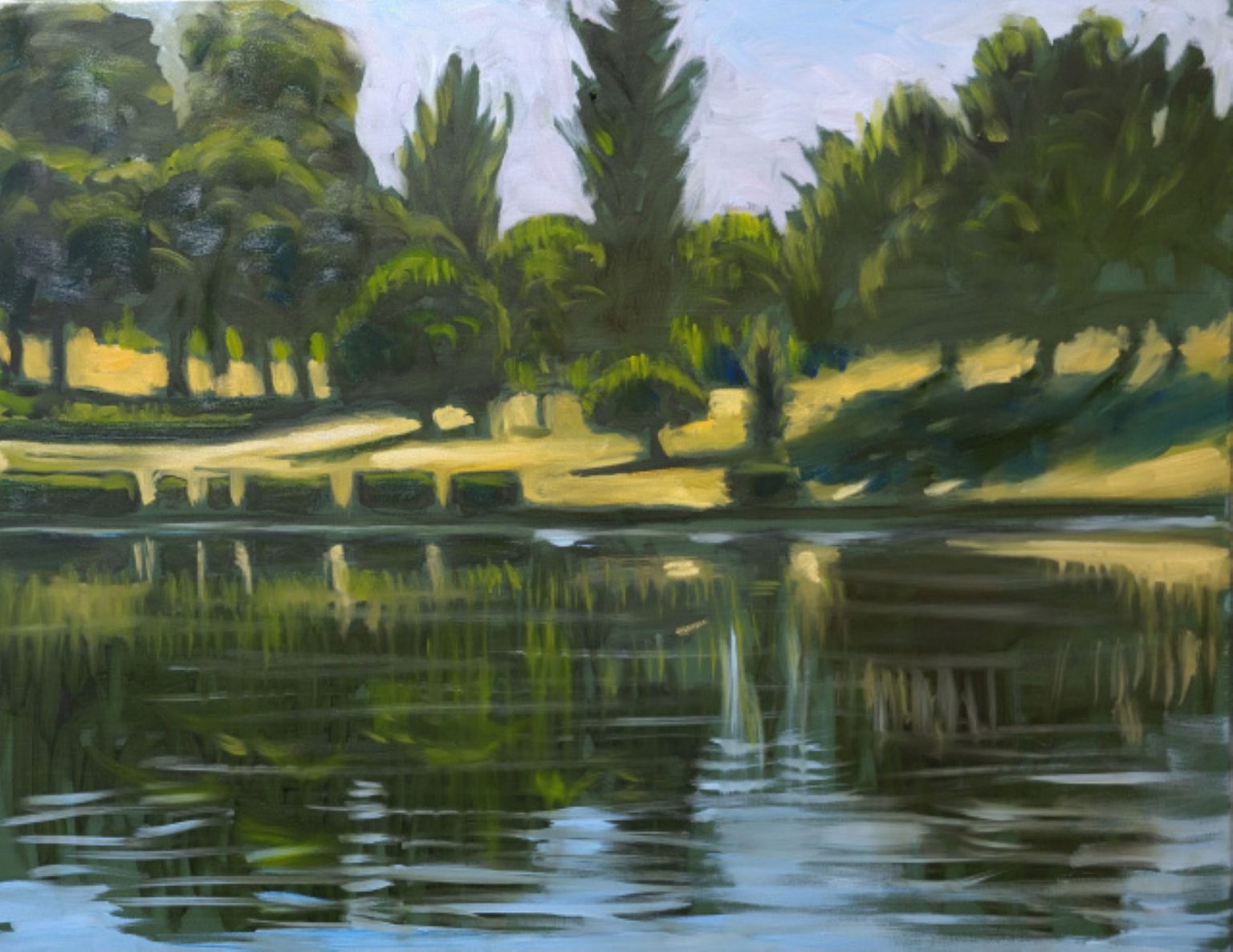 Gallery 7 - Reflections on a lake in Walnut Creek