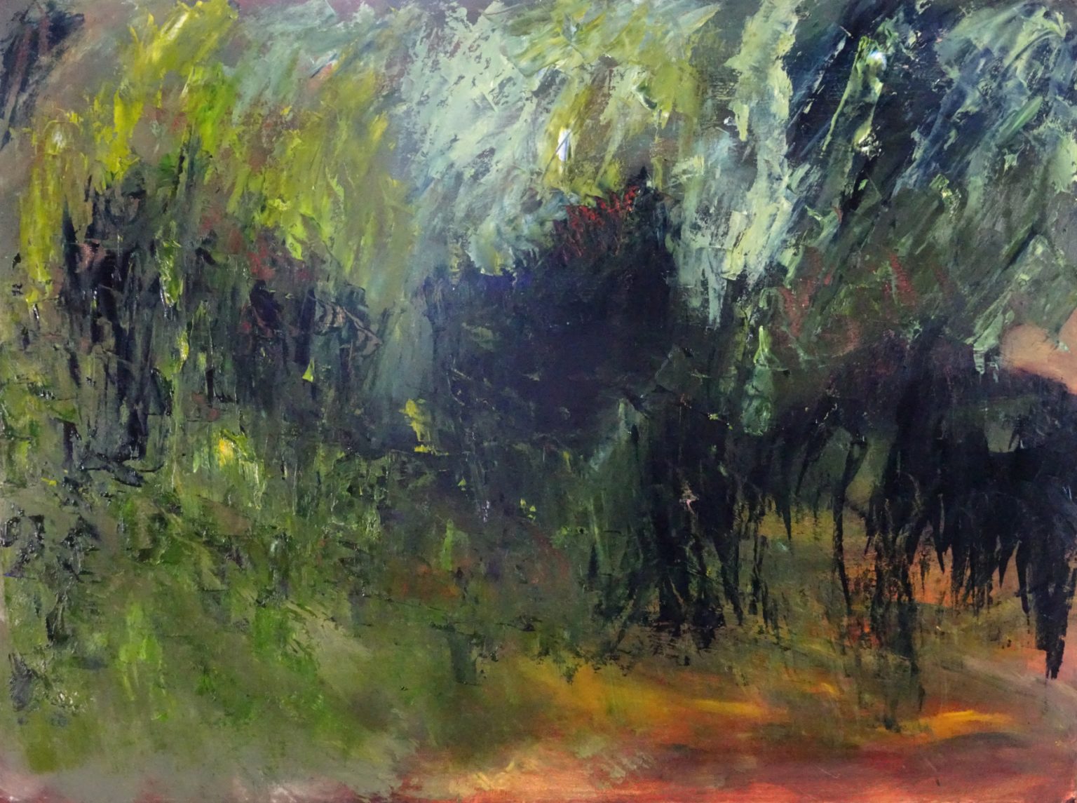 Gallery 8 - A well shaded place revealed in abstract marks.
