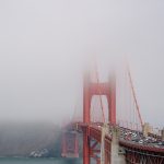 Gallery 5 - Picture of the Golden Gate Bridge in San Francisco that is nearly covered by fog.