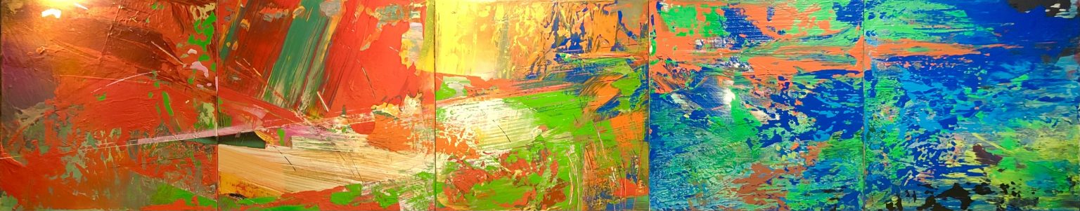 Gallery 4 - Acrylic on canvas rn20 x 100 inches 