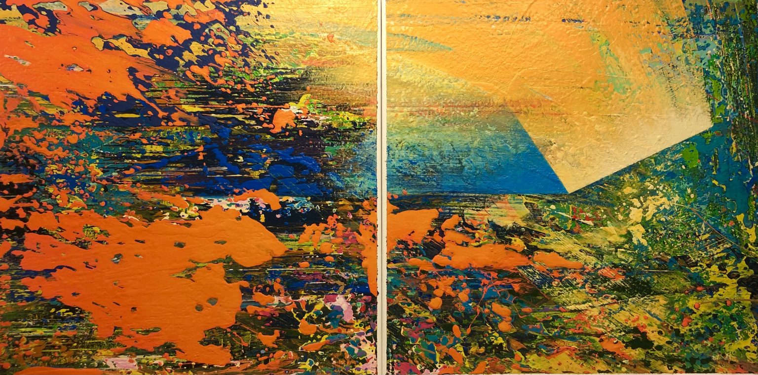 Gallery 10 - Acrylic on canvas rn20 x 40 inches 