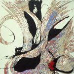 Gallery 3 - clay monoprint with acrylic