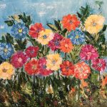 Gallery 2 - A lovely group of flowers, painted in the imaginary garden of the Artist. 