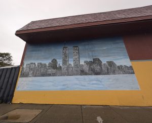 Untitled Mural (Twin Towers)