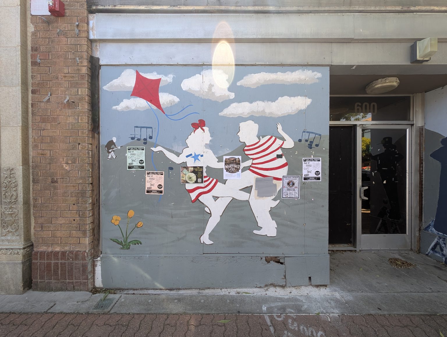 Gallery 2 - People dancing and Animals mural.
