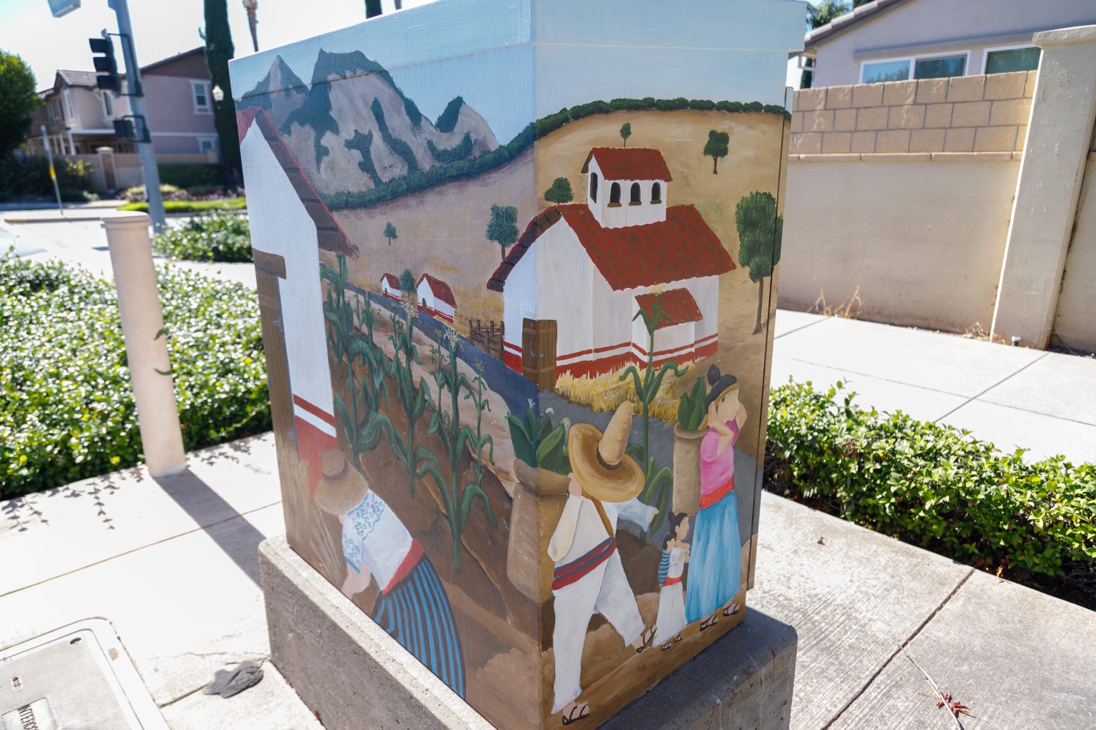 Gallery 3 - Untitled Utility Box (Cornfield and Classroom)